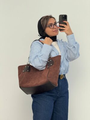 کیف بزرگ زنانه بغل جمع شو اشبالت(۶۷۲)