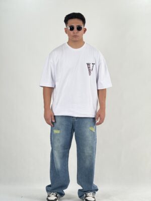 تیشرت سفید v